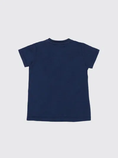 Gucci Kids Patch Pocket T-shirt In Blue
