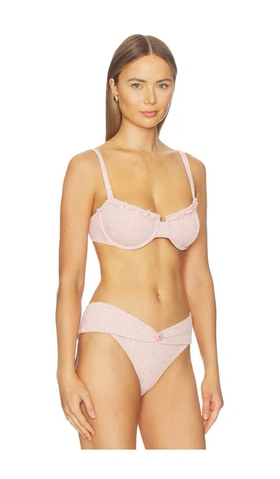 Devon Windsor Vienna Bikini Top In Pink