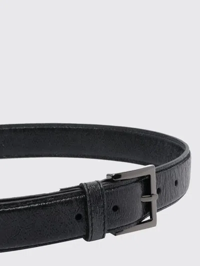 Orciani Leather Belt In Black