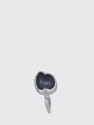 Rosa Maria Brushed Ring In Metallic