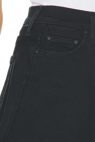 Mother Flutter Short In Black