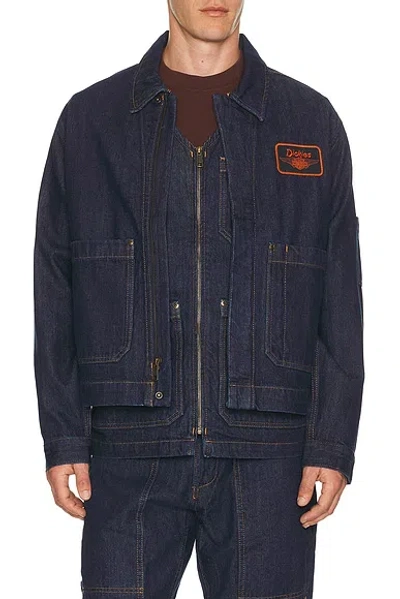 Dickies X Harley Davidson Denim Jacket In Blue