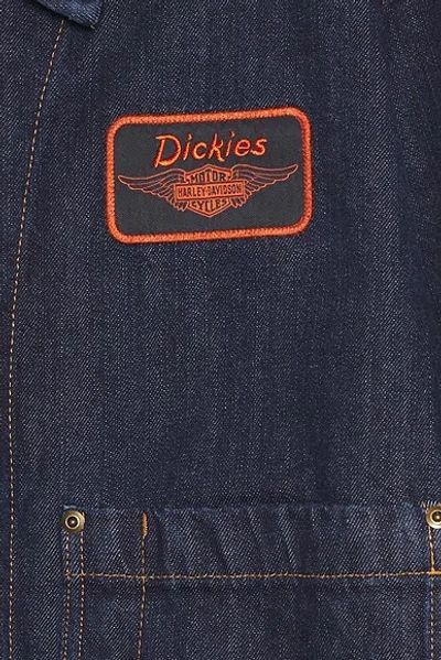 Dickies X Harley Davidson Denim Jacket In Blue