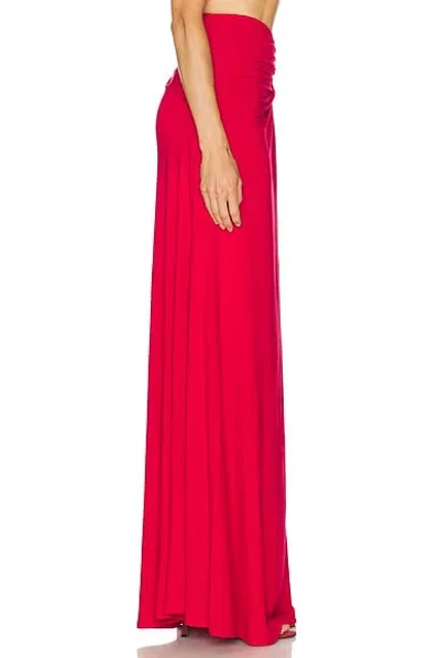 Sid Neigum Braid Skirt In Red