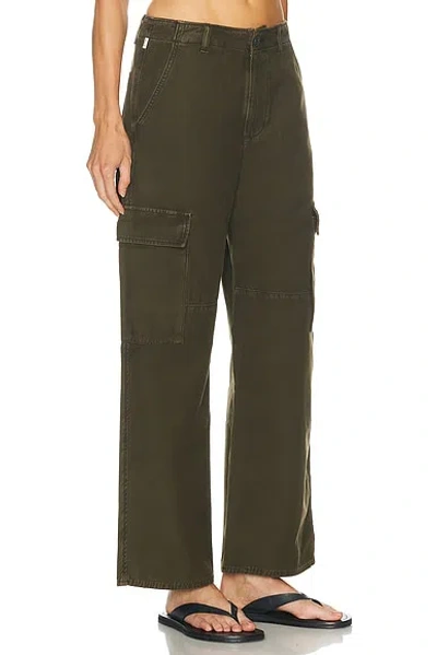 Citizen Of Humanity Citizens Of Humanity Esme Cotton Cargo Trousers In Green
