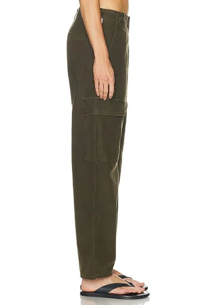 Citizen Of Humanity Citizens Of Humanity Esme Cotton Cargo Trousers In Green