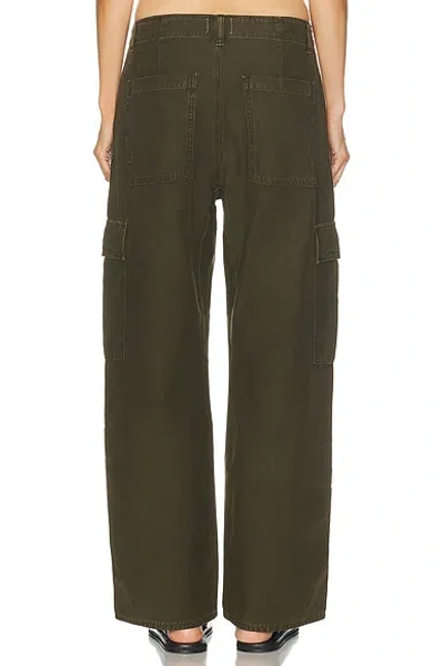 Citizen Of Humanity Citizens Of Humanity Esme Cotton Cargo Trousers In Green