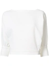 Rachel Comey Tempe V-back Crepe Top In White