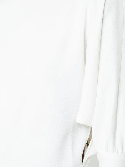 Shop Rachel Comey Cropped Sleeves Blouse - White