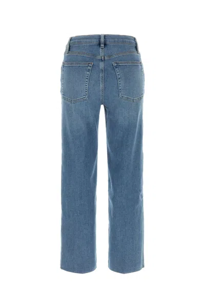 Frame Le Pixie Slim Palazzo High-rise Wide-leg Stretch Jeans In Blue