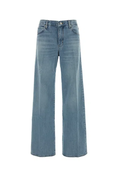 Frame Le Pixie Slim Palazzo High-rise Wide-leg Stretch Jeans In Blue