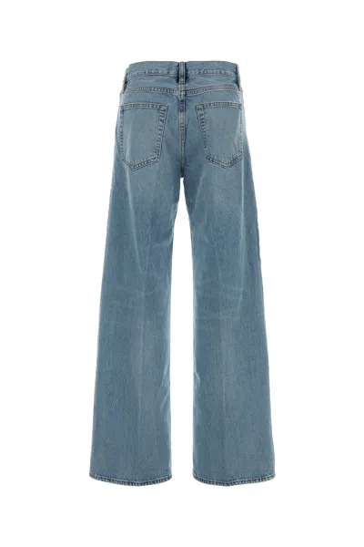 Frame Le Pixie Slim Palazzo High-rise Wide-leg Stretch Jeans In Blue