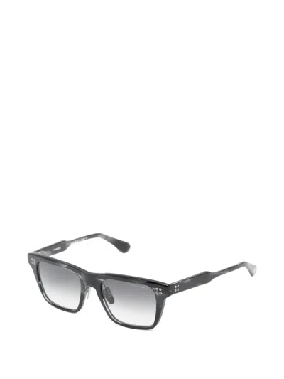 Dita Eyewear Thavos Rectangle-frame Glasses In Gray