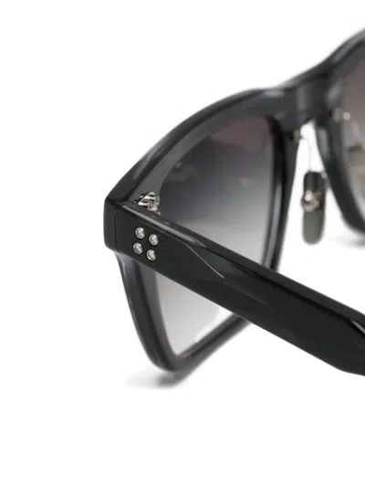 Dita Eyewear Thavos Rectangle-frame Glasses In Gray
