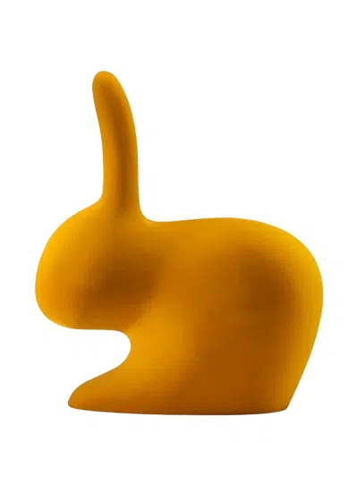 Qeeboo Rabbit Bookend In Yellow