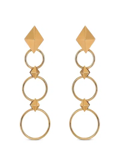 Cadar Python Drop Earrings In Pink