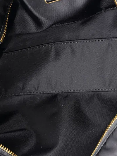 Pre-owned Prada Explore Re-nylon Medium Shoulder Bag In Black