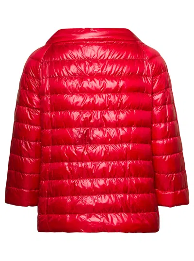 Herno Reversible Down Jacket In Red