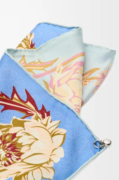 Loewe Square Silk Scarf In Multi