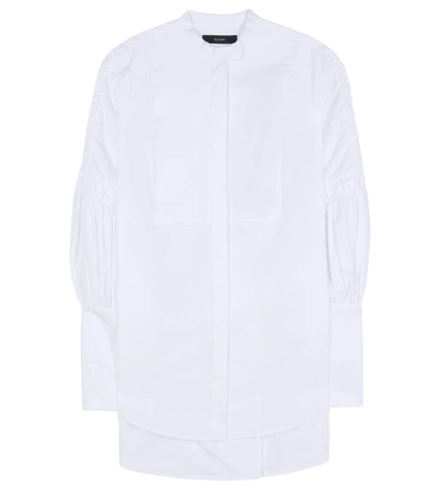 Shop Ellery Surreal Cotton Shirt In White