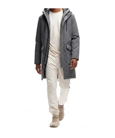 Herno Cashmere Coat Men In Gray