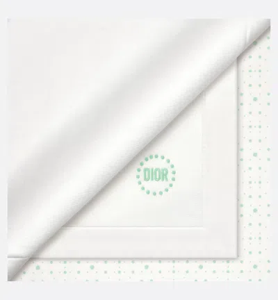 Dior Square Blanket In White