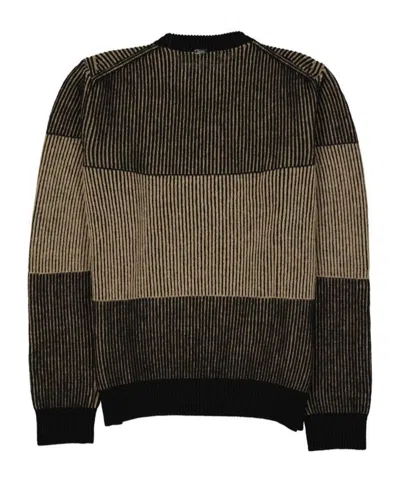 Herno Vertical-stripe Colour-block Sweater In Multi