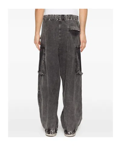 Miharayasuhiro Drawstring Cargo Pants In Gray
