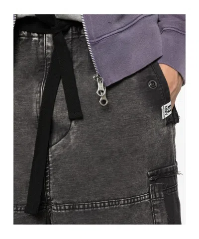 Miharayasuhiro Drawstring Cargo Pants In Gray