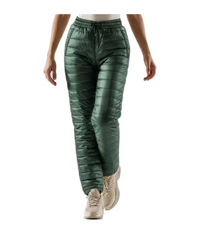 Herno Padded Polyamide Joggers In Green