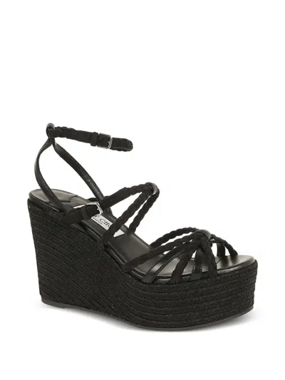 Jimmy Choo Sophisticated Woven Design Pumps With Adjustable Ankle Strap In Animal Print