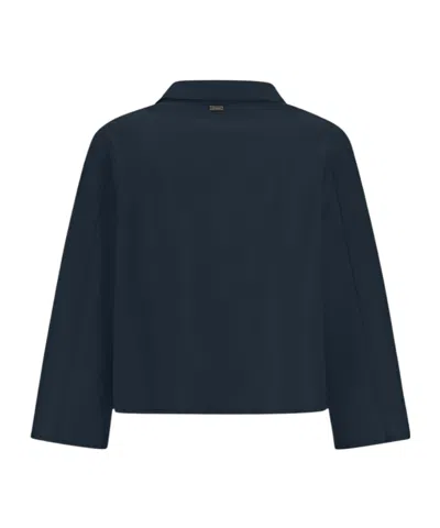 Herno Buttoned Collar Jacket In Multi