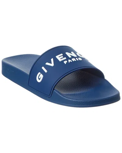 Givenchy Man Sandals Navy Size 9 Thermoplastic Polyurethane In Blue