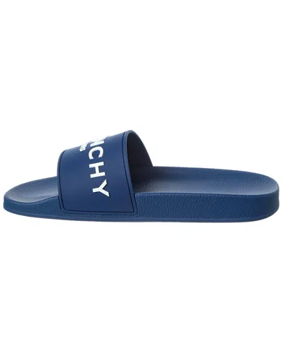 Givenchy Man Sandals Navy Size 9 Thermoplastic Polyurethane In Blue