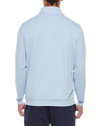 Peter Millar 1/4-zip Pullover In Blue