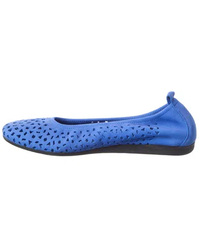 Arche Lilly Leather Flat In Multi