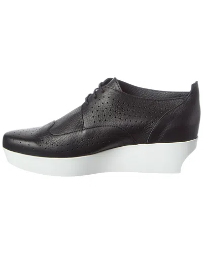 Arche Furbye Leather Flat In Black