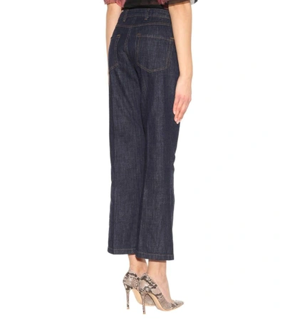 Shop Dries Van Noten Wide-legged Jeans In Iedigo