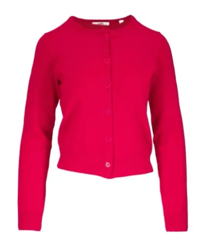 Vince Buttoned Cardigan In White