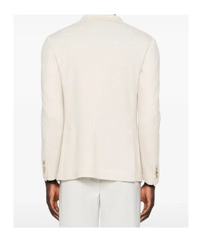 Canali Single-breasted Blazer In White
