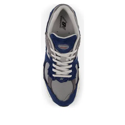 New Balance M2002d Suede Mesh Sneakers In Blue
