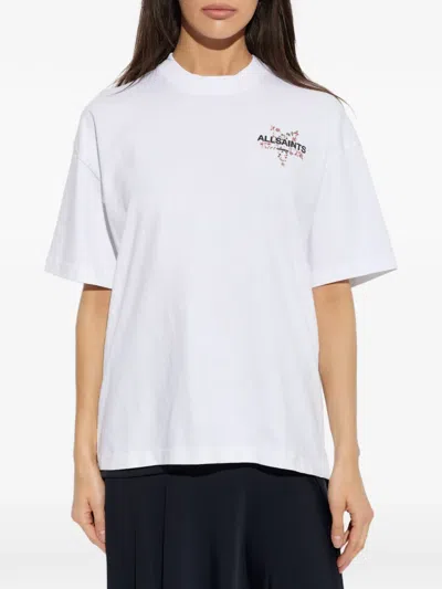 Allsaints Cotton T-shirt In White