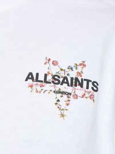 Allsaints Cotton T-shirt In White