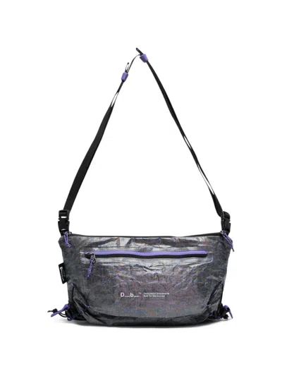 Db Logo-print Zip-fastening Belt Bag In Silver