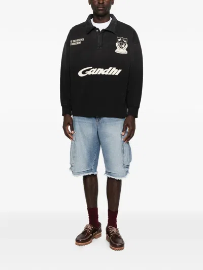 Gallery Dept. Cargo Raw-cut Shorts In Blue