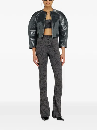 Diesel Fared Printed Leggings In Multi