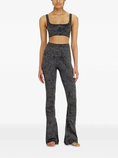 Diesel Fared Printed Leggings In Multi