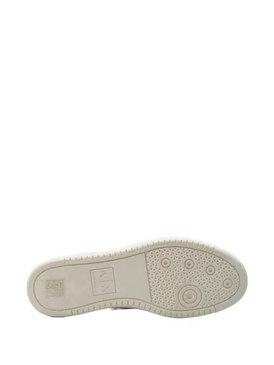 Armani Exchange Perforated-logo Sneakers In Multi