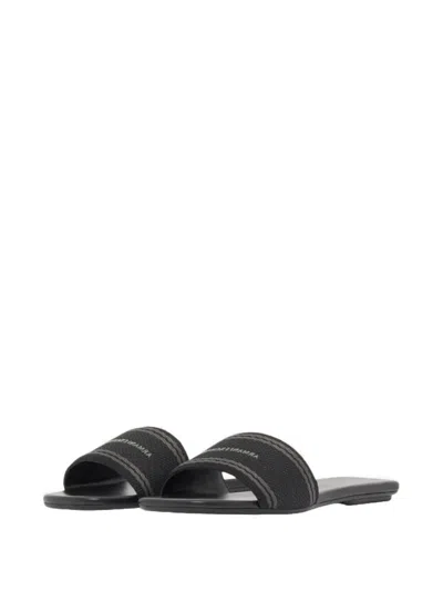Armani Exchange Logo-print Sandals In Multi