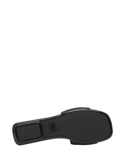 Armani Exchange Logo-print Sandals In Multi
